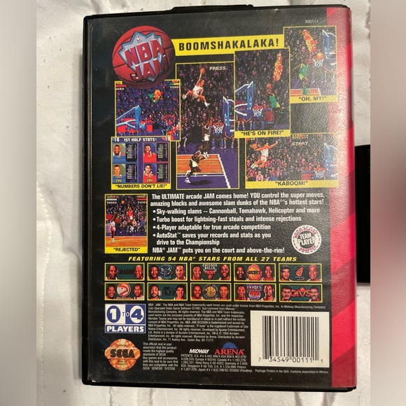 NBA Jam for Sega Genesis - Picture 2 of 3